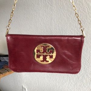 Small red Tory Burch bag